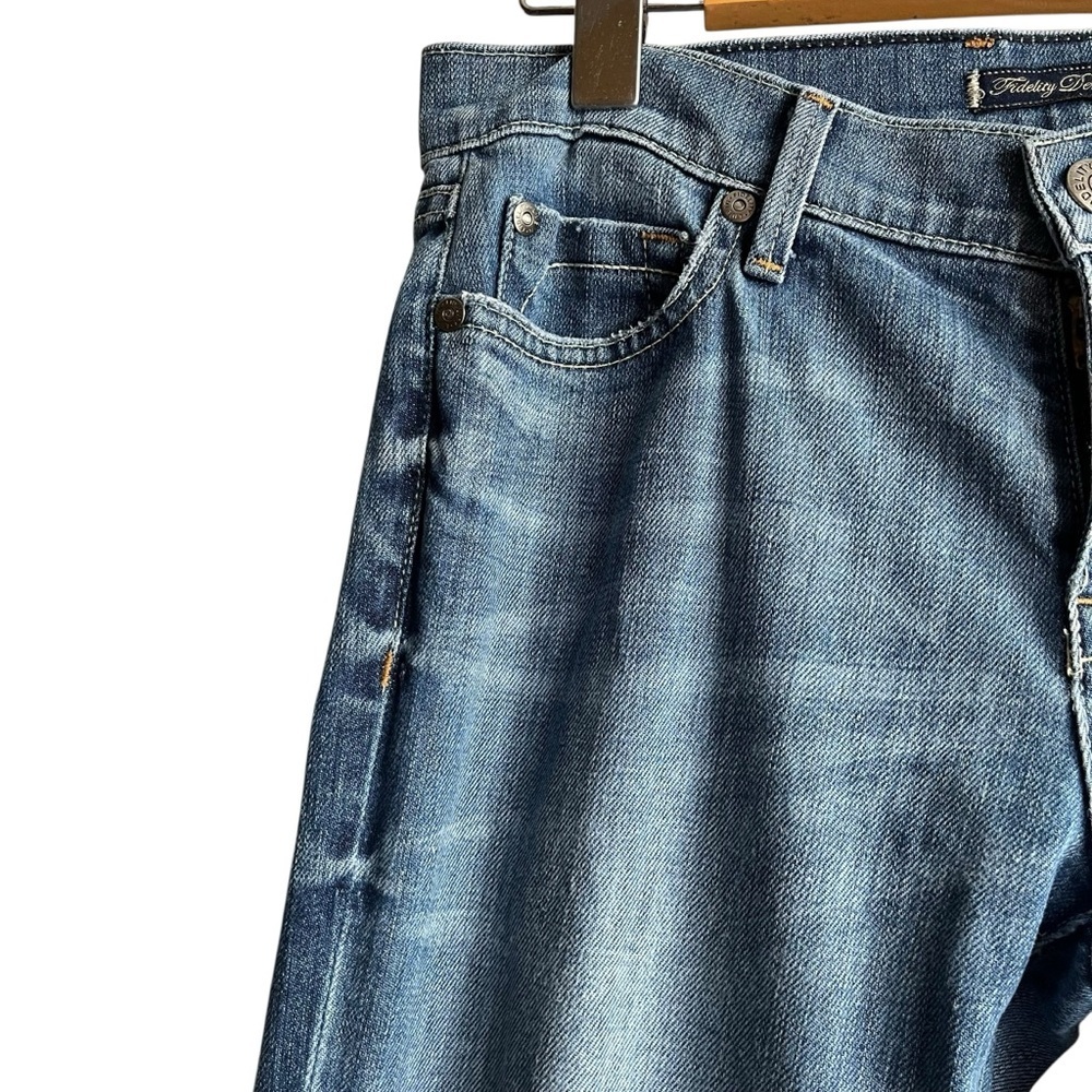 Fidelity Denim Rocco Slim Jeans Size 25 Blue Stretch - Picture 6 of 16